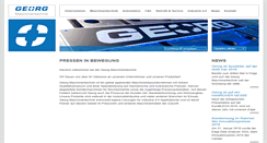 Desktop Screenshot of georg-maschinentechnik.de